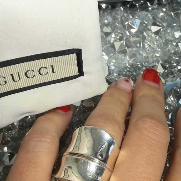 Gucci Jewelry - Gucci Sterling Silver Dabble Band full included